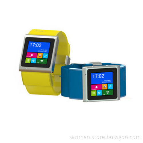 Smart watch phone, 1.54" TFT LCD/quad band+3G/GPS+WiFi+G-sensor/plastic battery cover